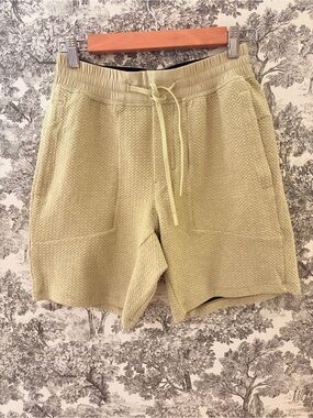 Lululemon Athletica Men’s Soft AT EASE Shorts Size Small Lt Green EUC